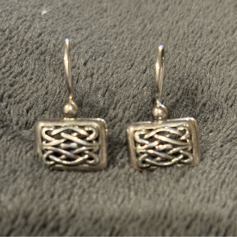 EUC- Sterling earrings, I believe they are Brighton must not positive.